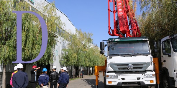 教您几招给混凝土输送泵正确向下接管