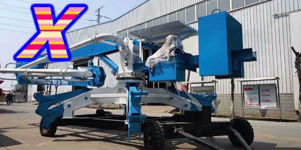 混凝土布料机能否用限位装置代替操作机构进行停机？