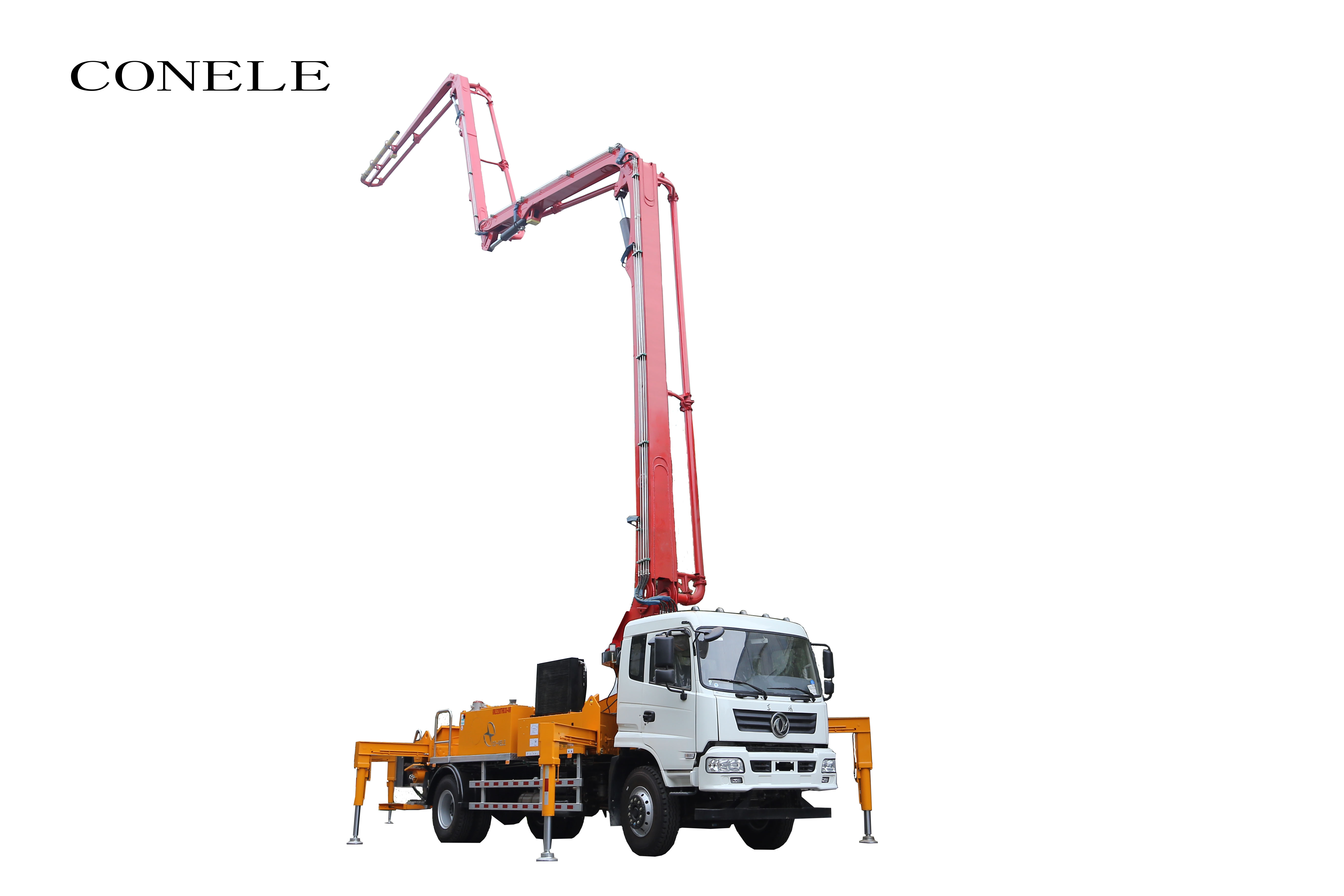 天泵，科尼乐小型混凝土泵车 