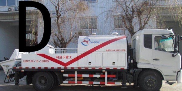 操作上的错误引起的混凝土泵堵塞