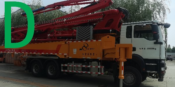 混凝土泵车试件制作结束后