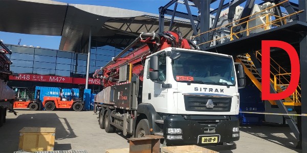 泵车安全无小事，大家作业一定要注意安全